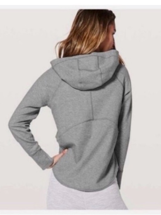 lululemon athletica Tops - Lululemon “Time Out Hoodie” Heather Gray, Size 8, Sweatshirt, athleisure